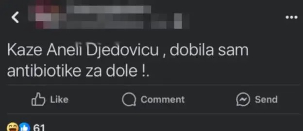 Fanovi komentarišu Aneli Ahmić / Izvor: Facebook printscreen/ZadrugaRealitY
