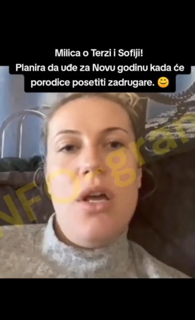 Milica Veličković / Izvor: TikTok printscreen/stevan.stevke
